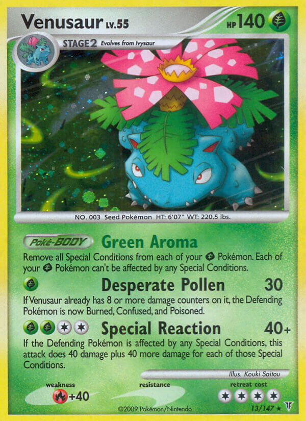 Venusaur (13/147) (Theme Deck Exclusive) [Platinum: Supreme Victors] | Kessel Run Games Inc. 