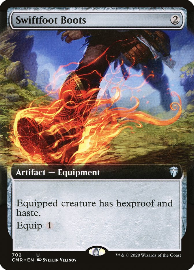 Swiftfoot Boots (Extended Art) [Commander Legends] | Kessel Run Games Inc. 