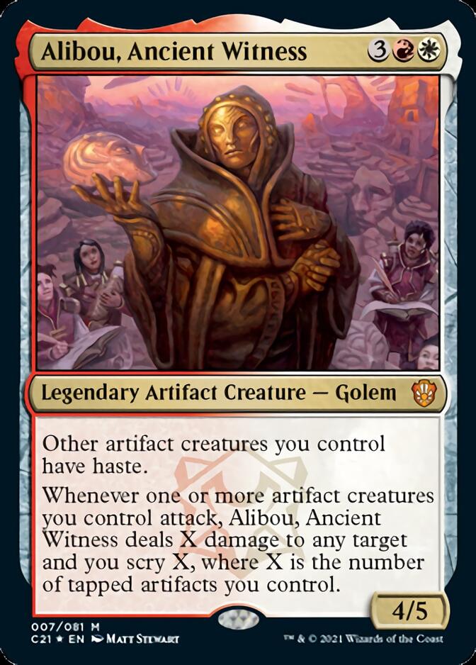 Alibou, Ancient Witness [Commander 2021] | Kessel Run Games Inc. 