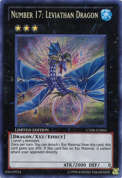 Number 17: Leviathan Dragon [CT08-EN001] Secret Rare | Kessel Run Games Inc. 