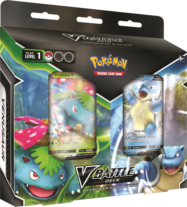 Pokémon TCG: Pokémon: V Battle Deck - Venusaur vs Blastoise | Kessel Run Games Inc. 