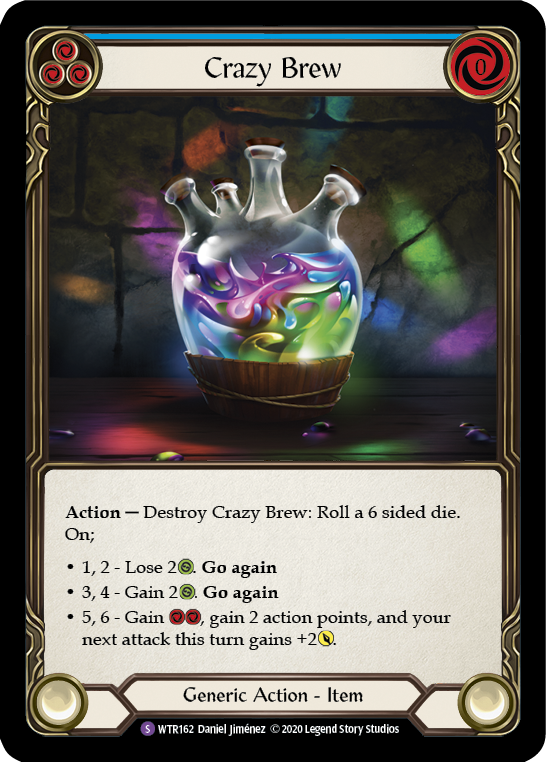 Crazy Brew [U-WTR162] (Welcome to Rathe Unlimited)  Unlimited Rainbow Foil | Kessel Run Games Inc. 