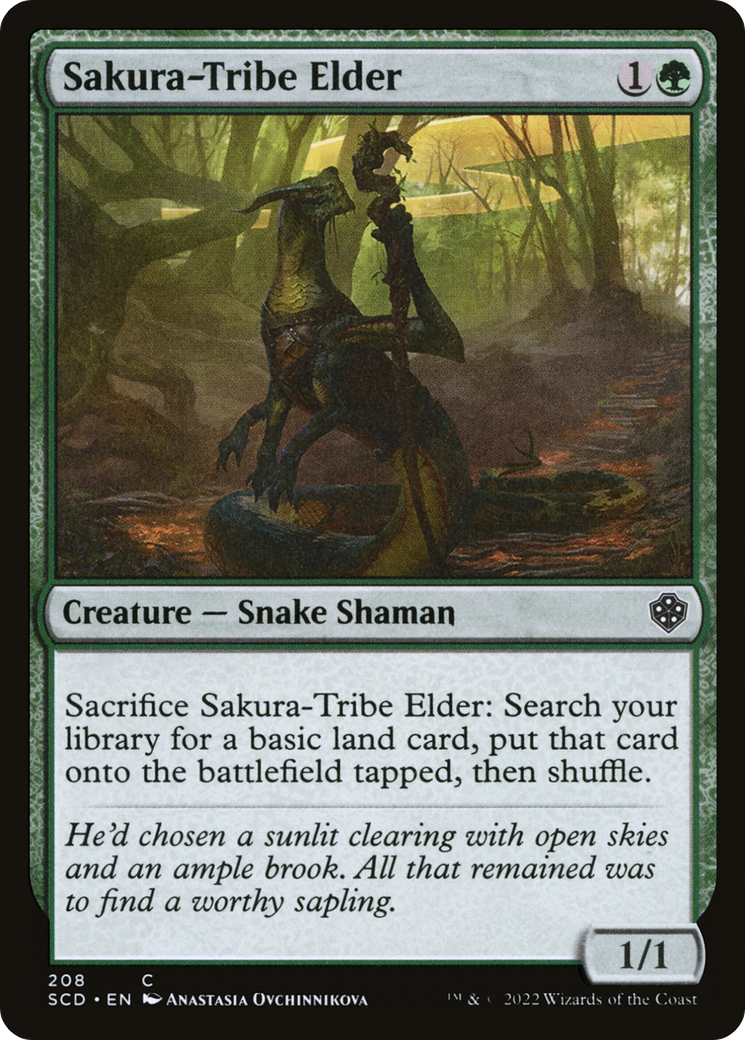Sakura-Tribe Elder [Starter Commander Decks] | Kessel Run Games Inc. 