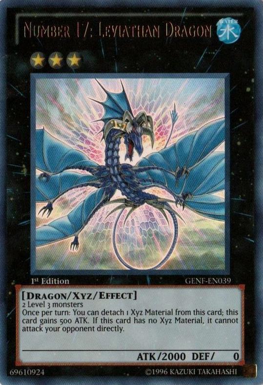 Number 17: Leviathan Dragon [GENF-EN039] Ultra Rare | Kessel Run Games Inc. 