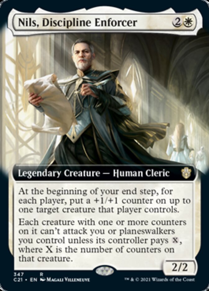 Nils, Discipline Enforcer (Extended Art) [Commander 2021] | Kessel Run Games Inc. 