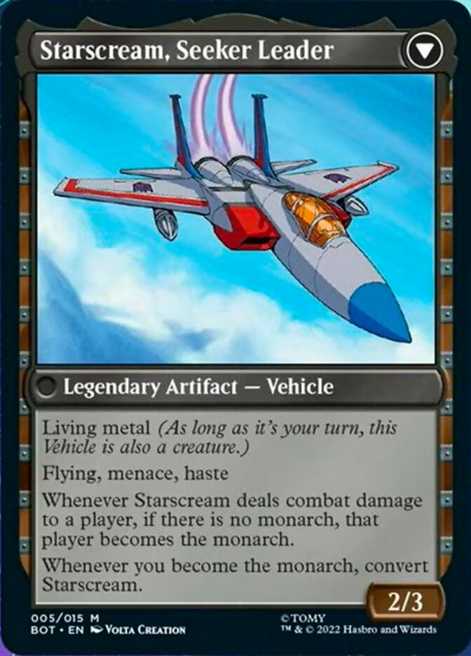 Starscream, Power Hungry // Starscream, Seeker Leader [Transformers] | Kessel Run Games Inc. 