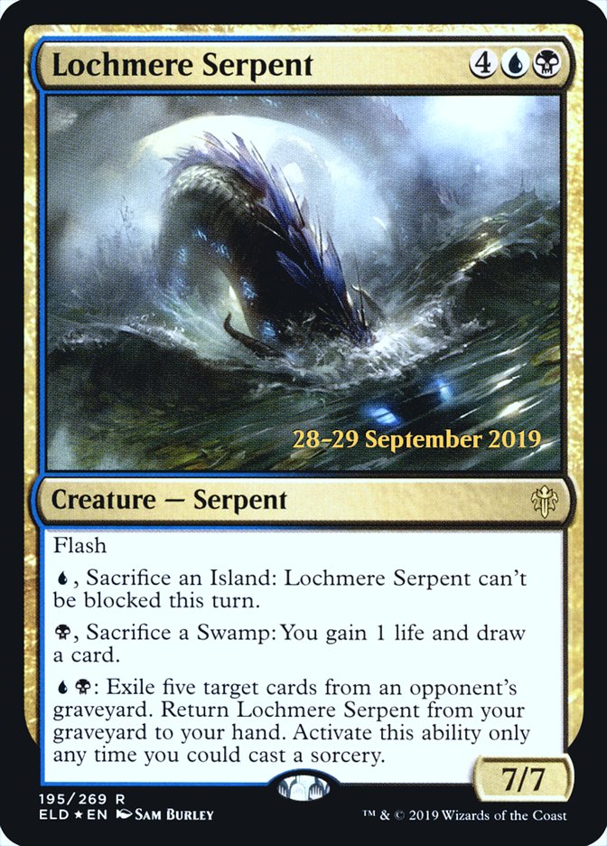 Lochmere Serpent [Throne of Eldraine Prerelease Promos] | Kessel Run Games Inc. 