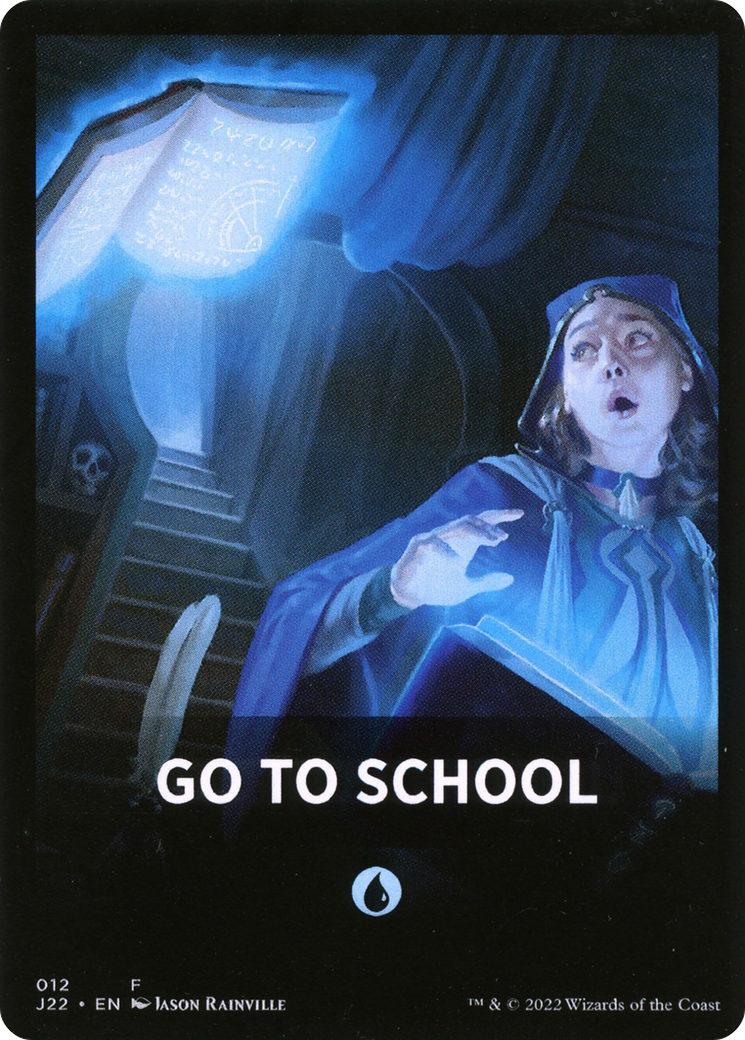 Go to School Theme Card [Jumpstart 2022 Front Cards] | Kessel Run Games Inc. 