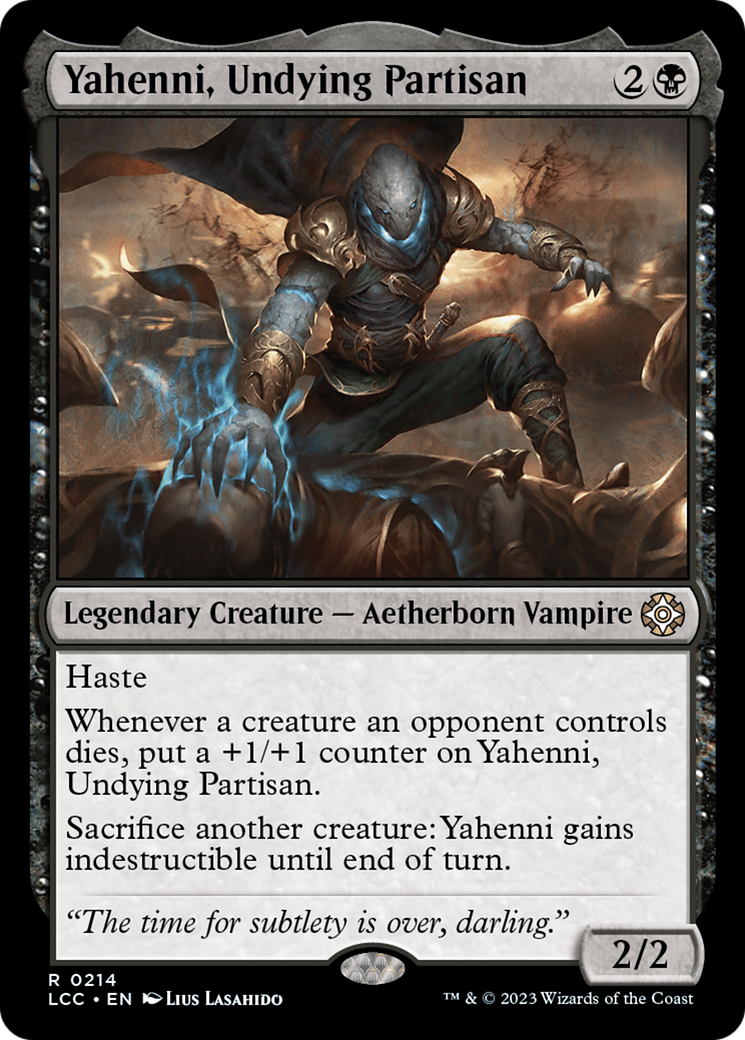 Yahenni, Undying Partisan [The Lost Caverns of Ixalan Commander] | Kessel Run Games Inc. 