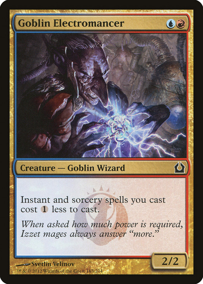 Goblin Electromancer [Return to Ravnica] | Kessel Run Games Inc. 