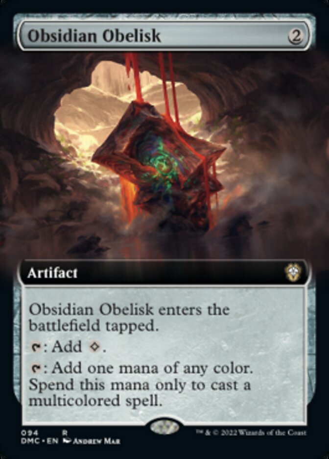 Obsidian Obelisk (Extended Art) [Dominaria United Commander] | Kessel Run Games Inc. 