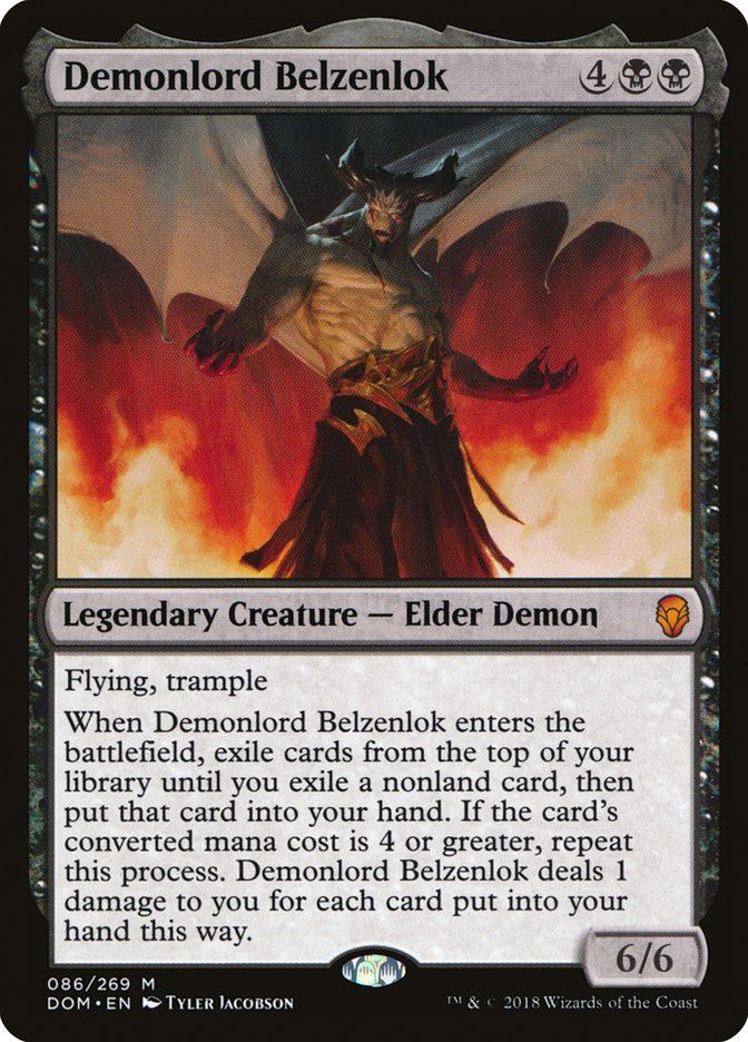Demonlord Belzenlok [Dominaria] | Kessel Run Games Inc. 