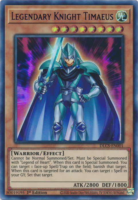 Legendary Knight Timaeus (Blue) [DLCS-EN001] Ultra Rare | Kessel Run Games Inc. 