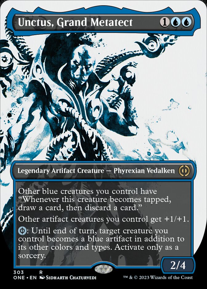 Unctus, Grand Metatect (Borderless Ichor) [Phyrexia: All Will Be One] | Kessel Run Games Inc. 