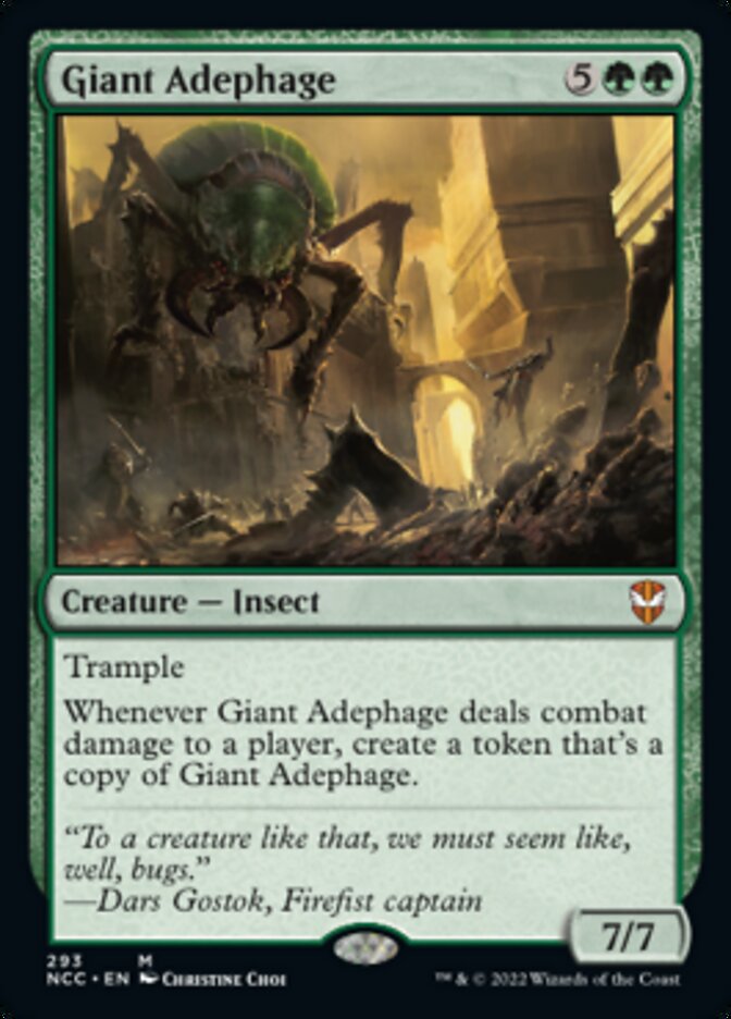 Giant Adephage [Streets of New Capenna Commander] | Kessel Run Games Inc. 