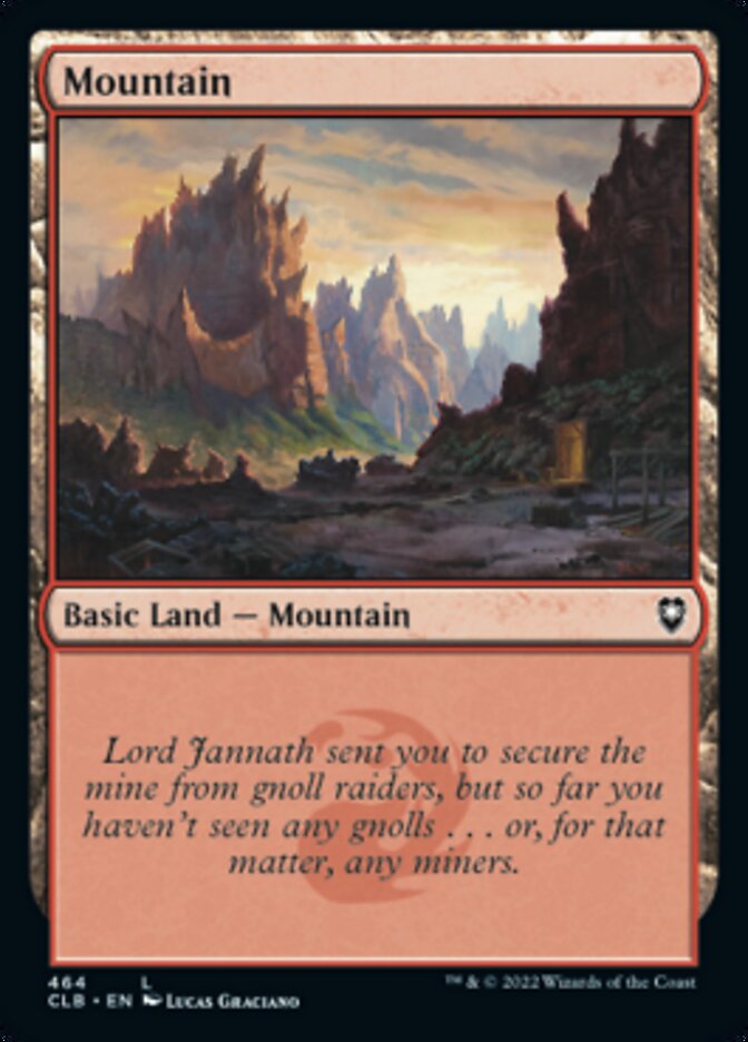 Mountain (464) [Commander Legends: Battle for Baldur's Gate] | Kessel Run Games Inc. 
