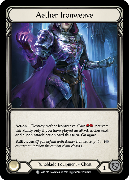 Aether Ironweave [MON230] (Monarch)  1st Edition Normal | Kessel Run Games Inc. 