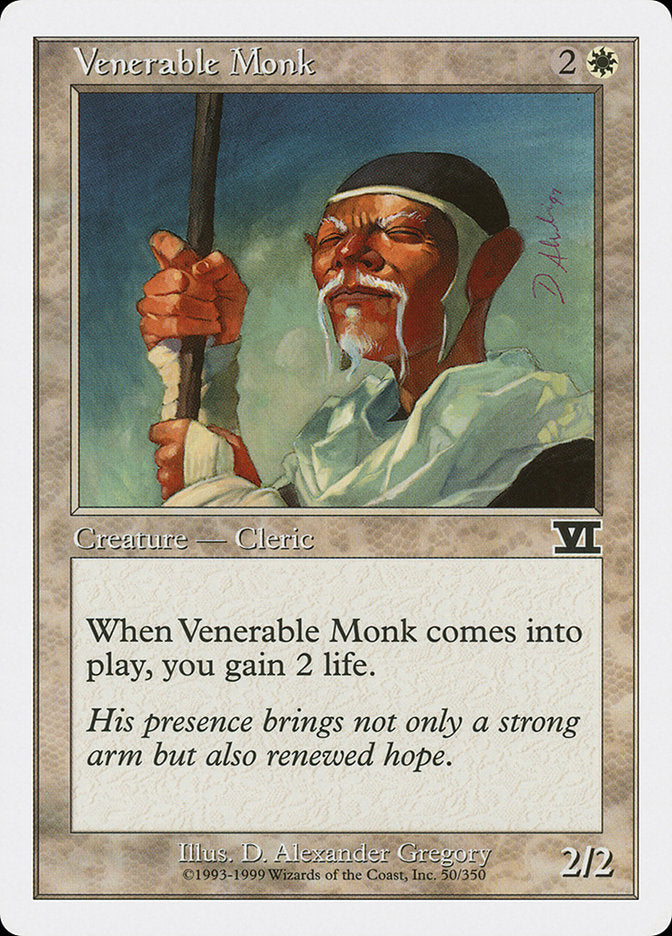 Venerable Monk [Classic Sixth Edition] | Kessel Run Games Inc. 