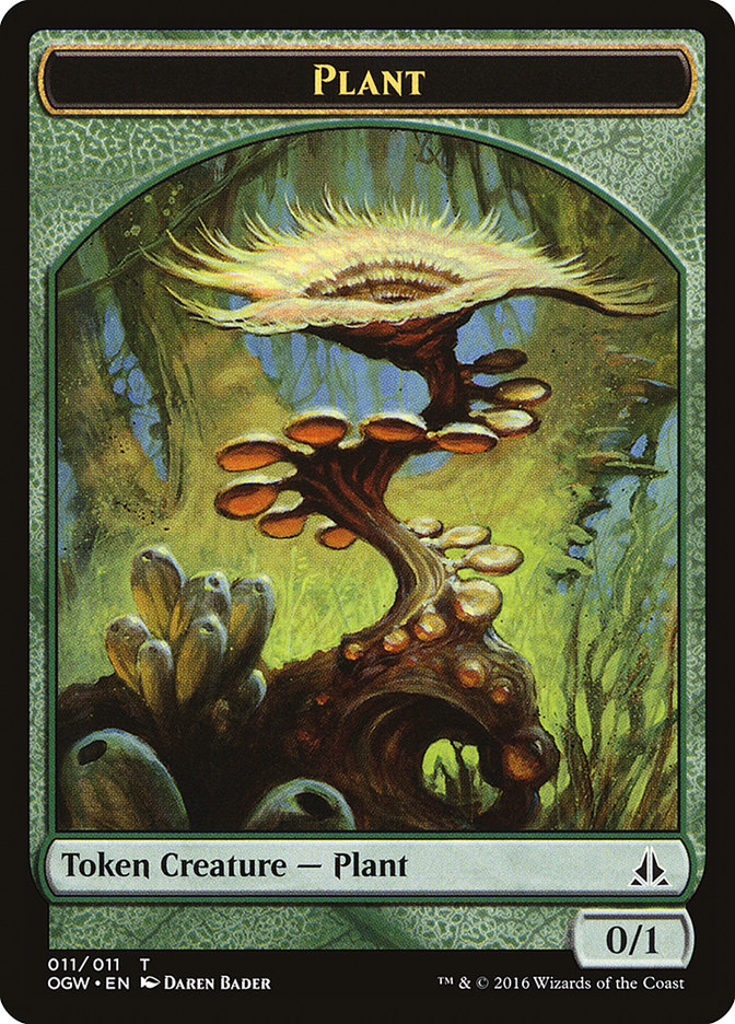 Plant Token [Oath of the Gatewatch Tokens] | Kessel Run Games Inc. 