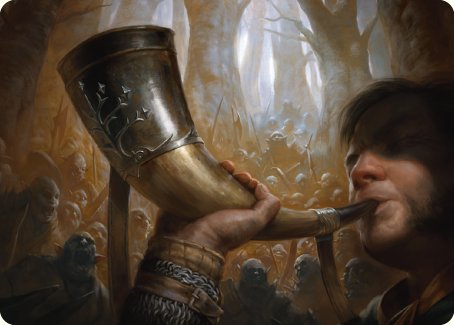 Horn of Gondor Art Card [The Lord of the Rings: Tales of Middle-earth Art Series] | Kessel Run Games Inc. 