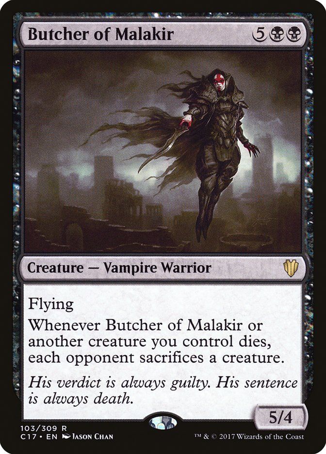 Butcher of Malakir [Commander 2017] | Kessel Run Games Inc. 