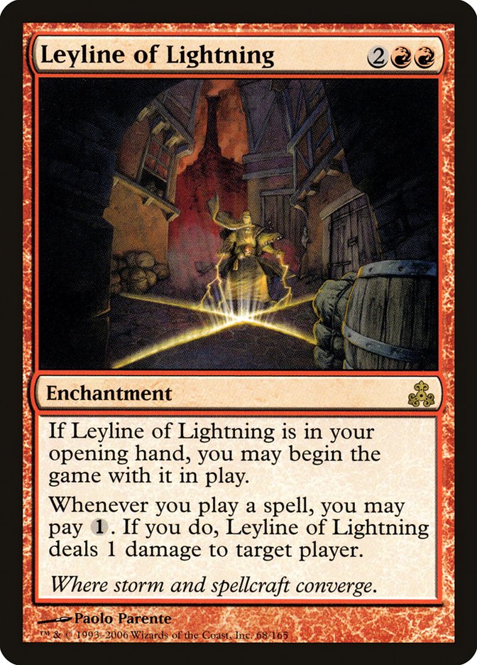 Leyline of Lightning [Guildpact] | Kessel Run Games Inc. 