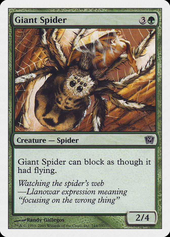Giant Spider [Ninth Edition] | Kessel Run Games Inc. 