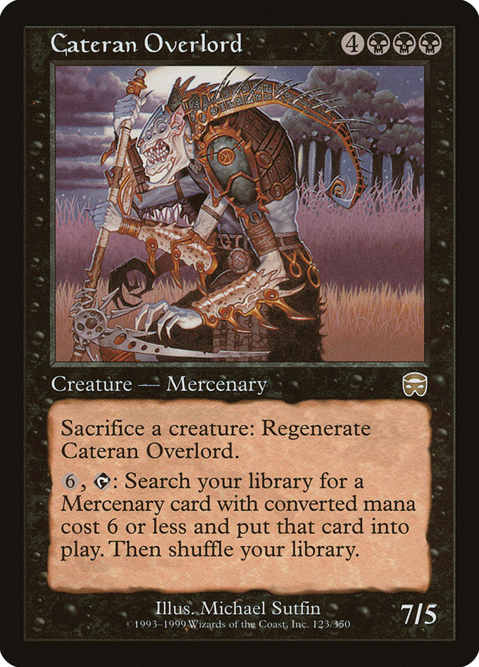 Cateran Overlord [Mercadian Masques] | Kessel Run Games Inc. 