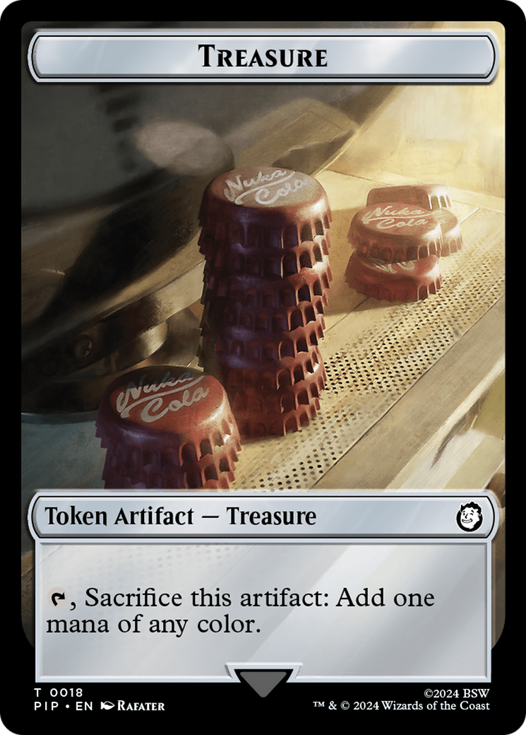 Treasure (018) // Wasteland Double-Sided Token [Fallout Tokens] | Kessel Run Games Inc. 