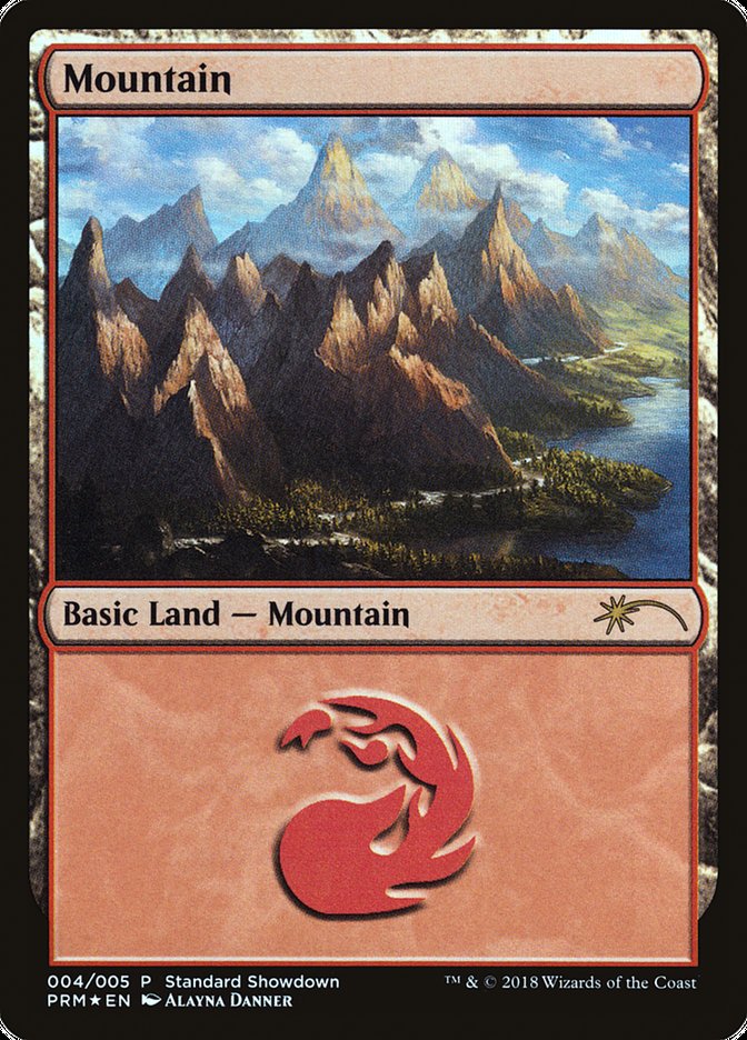 Mountain (4) [Magic 2019 Standard Showdown] | Kessel Run Games Inc. 