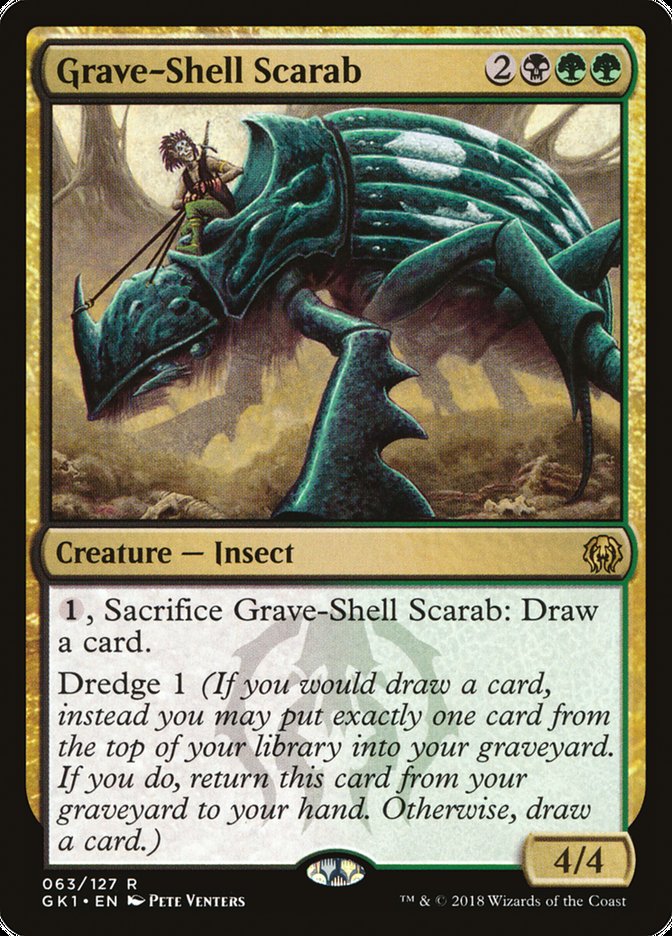 Grave-Shell Scarab [Guilds of Ravnica Guild Kit] | Kessel Run Games Inc. 