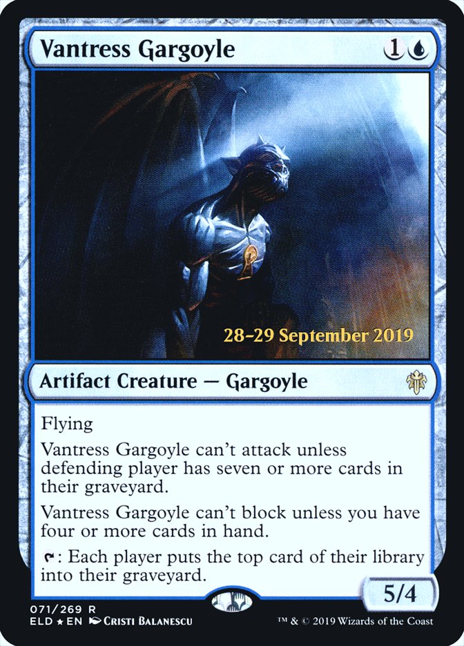 Vantress Gargoyle [Throne of Eldraine Prerelease Promos] | Kessel Run Games Inc. 