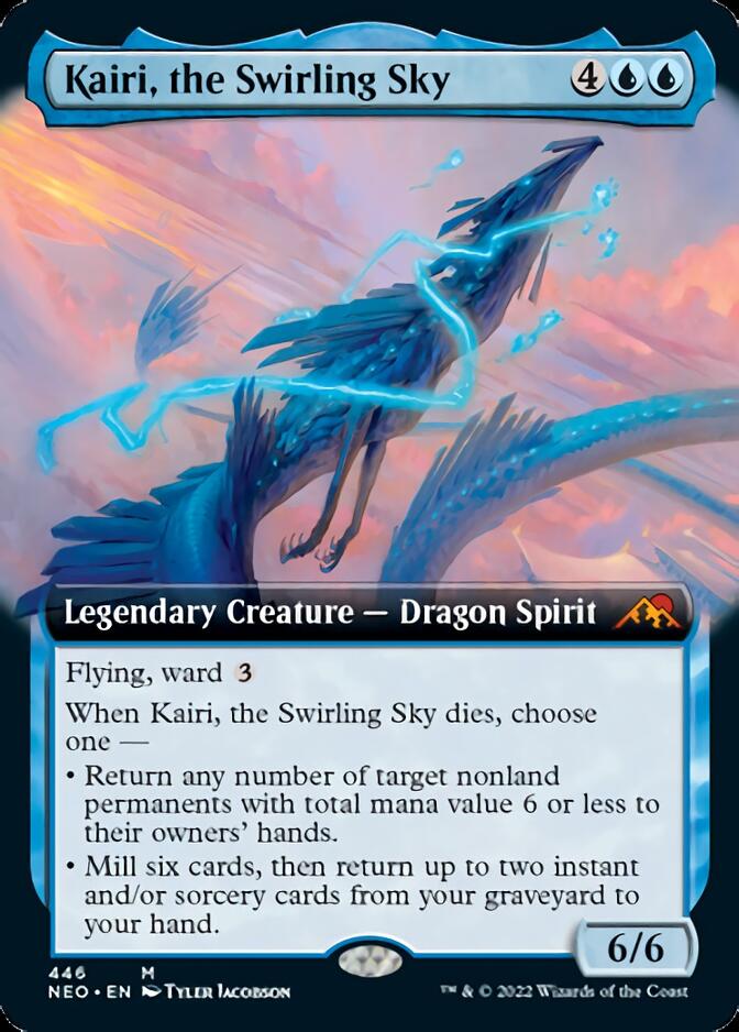 Kairi, the Swirling Sky (Extended Art) [Kamigawa: Neon Dynasty] | Kessel Run Games Inc. 