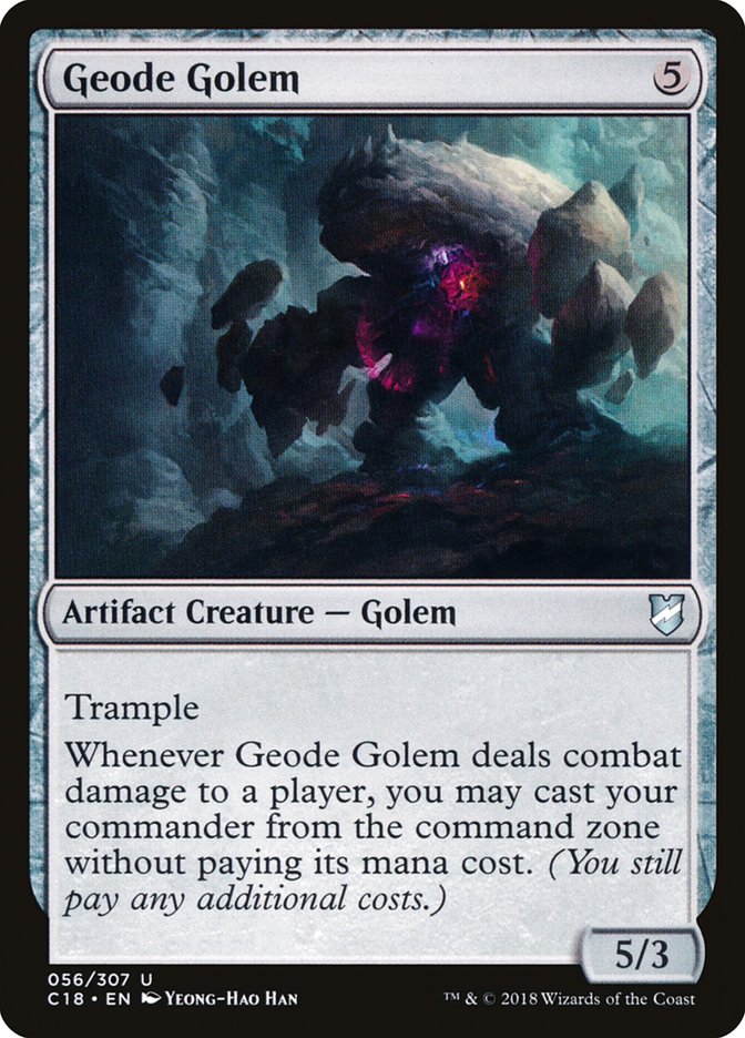 Geode Golem [Commander 2018] | Kessel Run Games Inc. 