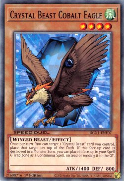 Crystal Beast Cobalt Eagle [SGX1-ENF07] Common | Kessel Run Games Inc. 