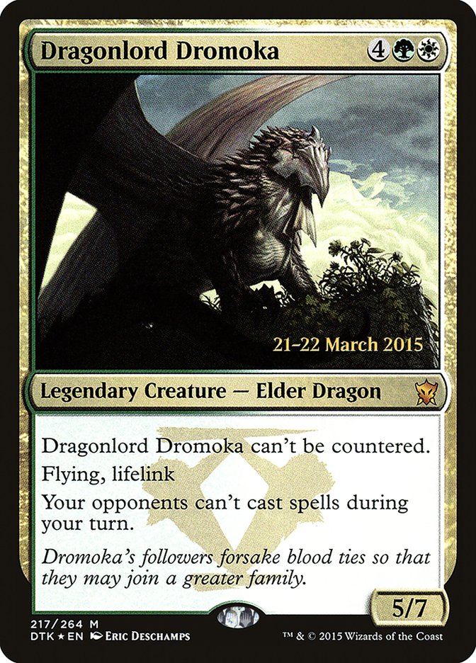 Dragonlord Dromoka [Dragons of Tarkir Prerelease Promos] | Kessel Run Games Inc. 