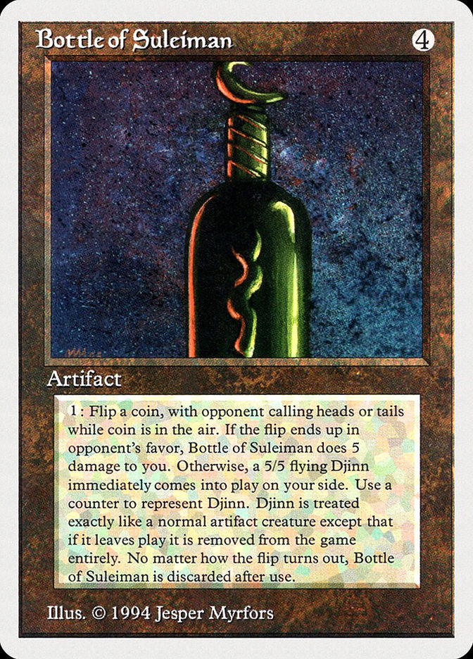 Bottle of Suleiman [Summer Magic / Edgar] | Kessel Run Games Inc. 