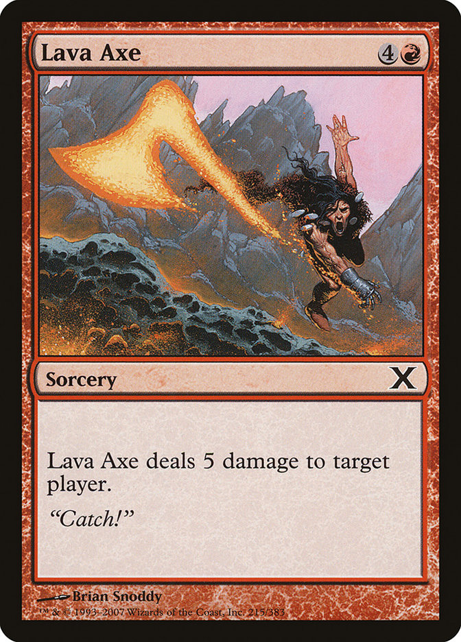 Lava Axe [Tenth Edition] | Kessel Run Games Inc. 