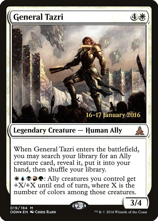 General Tazri [Oath of the Gatewatch Prerelease Promos] | Kessel Run Games Inc. 