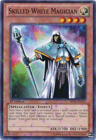 Skilled White Magician [BP01-EN131] Starfoil Rare | Kessel Run Games Inc. 