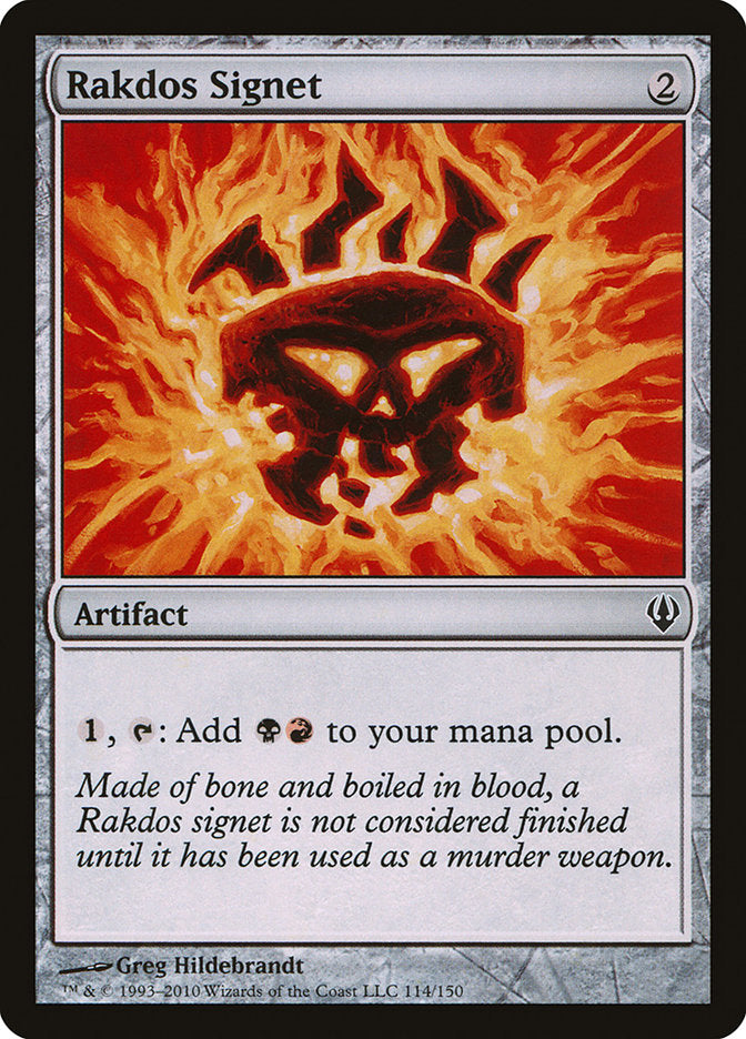 Rakdos Signet [Archenemy] | Kessel Run Games Inc. 