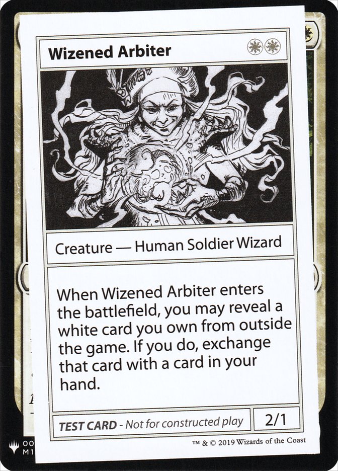 Wizened Arbiter [Mystery Booster Playtest Cards] | Kessel Run Games Inc. 
