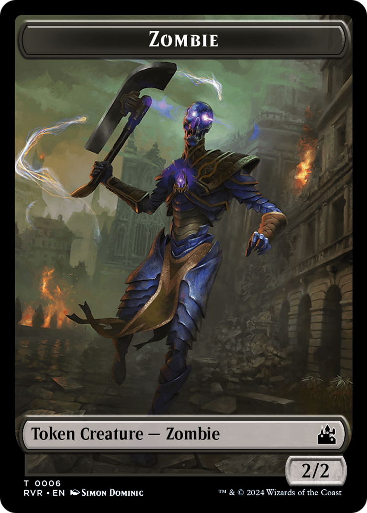 Bird // Zombie Double-Sided Token [Ravnica Remastered Tokens] | Kessel Run Games Inc. 