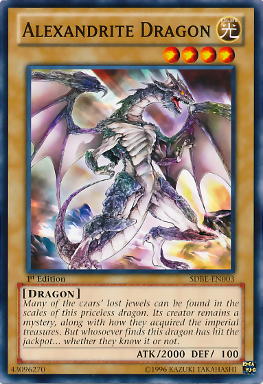 Alexandrite Dragon [SDBE-EN003] Common | Kessel Run Games Inc. 