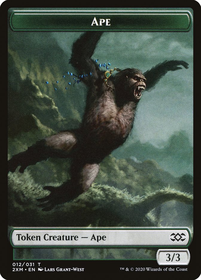 Ape Token [Double Masters Tokens] | Kessel Run Games Inc. 