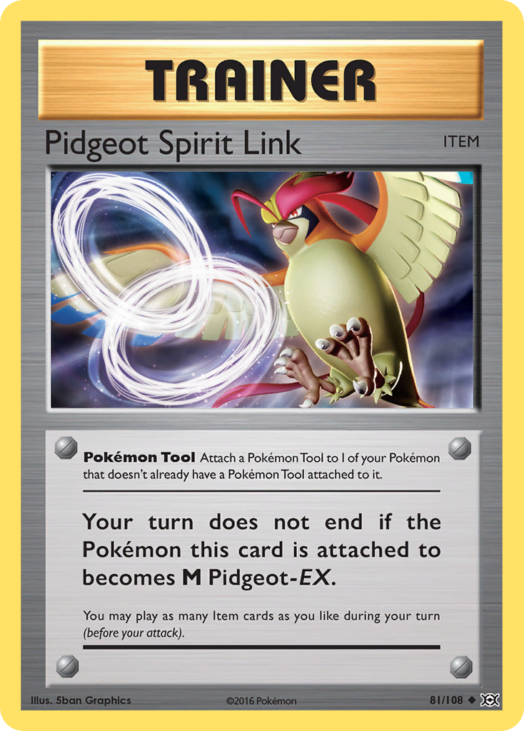 Pidgeot Spirit Link (81/108) [XY: Evolutions] | Kessel Run Games Inc. 