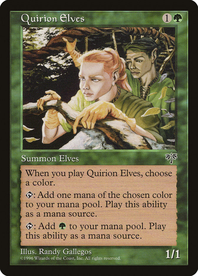 Quirion Elves [Mirage] | Kessel Run Games Inc. 