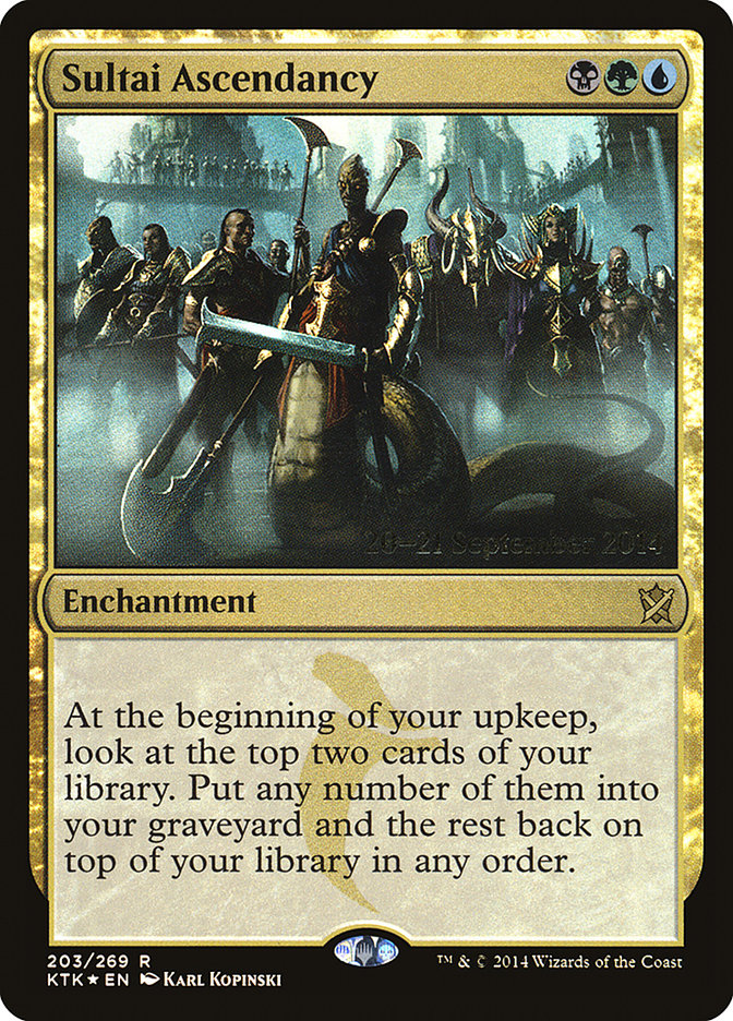 Sultai Ascendancy [Khans of Tarkir Prerelease Promos] | Kessel Run Games Inc. 