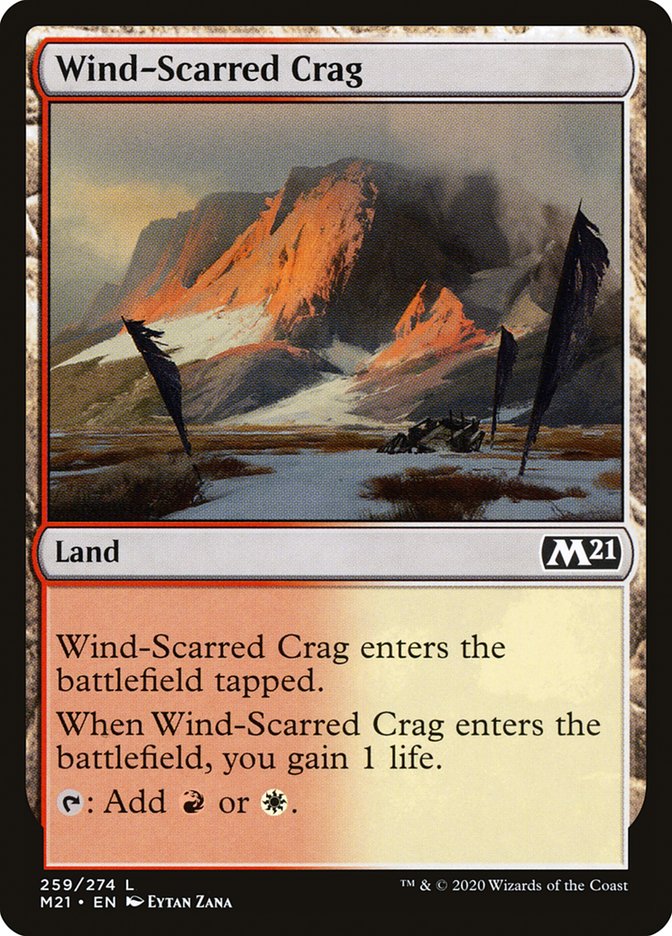 Wind-Scarred Crag [Core Set 2021] | Kessel Run Games Inc. 