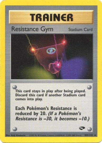 Resistance Gym (109/132) [Gym Challenge Unlimited] | Kessel Run Games Inc. 